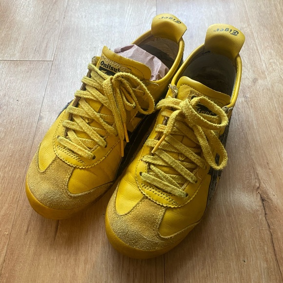 RARE KILL BILL onitsuka tiger mexico 66 yellow sneaker w 7.5 m 5.5 - Picture 1 of 7